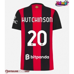 AC Milan Omari Hutchinson #20 Domácí Dres pro Dámy 2026-27 Krátkým Rukávem