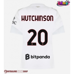 AC Milan Omari Hutchinson #20 Venkovní Dres pro Dámy 2026-27 Krátkým Rukávem