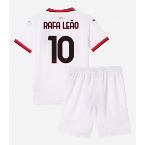 AC Milan Rafael Leao #10 Venkovní dres komplet pro Děti 2024-25 Krátkým Rukávem (+ Krátké kalhoty)