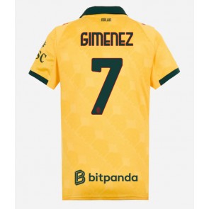 AC Milan Santiago Gimenez #7 Alternativní Dres pro Dámy 2025-26 Krátkým Rukávem
