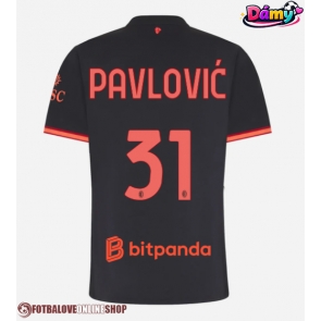 AC Milan Strahinja Pavlovic #31 Alternativní Dres pro Dámy 2026-27 Krátkým Rukávem
