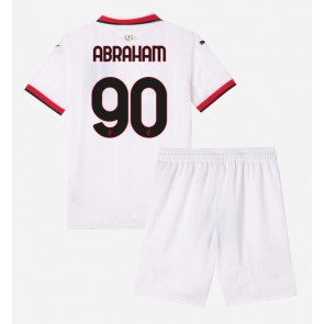 AC Milan Tammy Abraham #90 Venkovní dres komplet pro Děti 2024-25 Krátkým Rukávem (+ Krátké kalhoty)