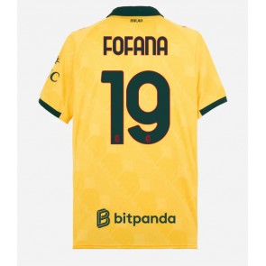 AC Milan Youssouf Fofana #19 Alternativní Dres 2025-26 Krátkým Rukávem AC Milan Youssouf Fofana #19 Alternativní Dres 2025-26 Krátkým Rukávem