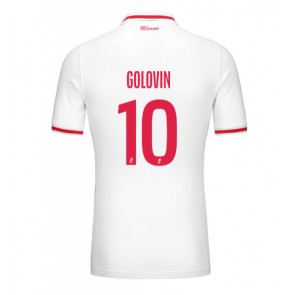 AS Monaco Aleksandr Golovin #10 Domácí Dres 2024-25 Krátkým Rukávem