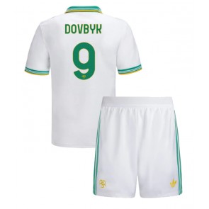 AS Roma Artem Dovbyk #9 Alternativní dres komplet pro Děti 2025-26 Krátkým Rukávem (+ Krátké kalhoty)