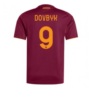 AS Roma Artem Dovbyk #9 Domácí Dres 2025-26 Krátkým Rukávem
