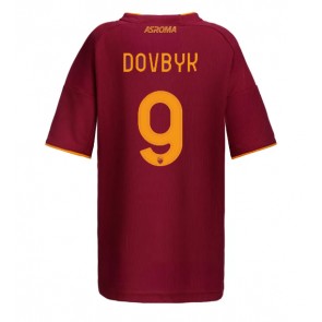 AS Roma Artem Dovbyk #9 Domácí Dres pro Dámy 2025-26 Krátkým Rukávem