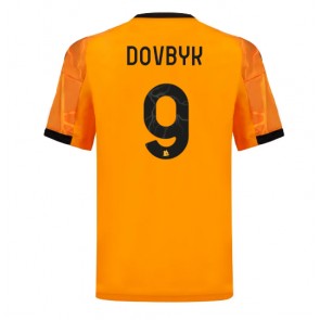 AS Roma Artem Dovbyk #9 Venkovní Dres 2025-26 Krátkým Rukávem