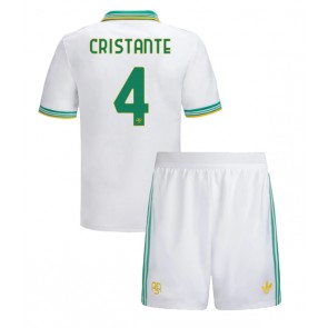 AS Roma Bryan Cristante #4 Alternativní dres komplet pro Děti 2025-26 Krátkým Rukávem (+ Krátké kalhoty)