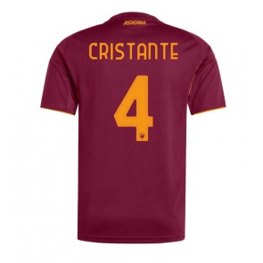 AS Roma Bryan Cristante #4 Domácí Dres 2025-26 Krátkým Rukávem AS Roma Bryan Cristante #4 Domácí Dres 2025-26 Krátkým Rukávem