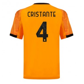 AS Roma Bryan Cristante #4 Venkovní Dres 2025-26 Krátkým Rukávem AS Roma Bryan Cristante #4 Venkovní Dres 2025-26 Krátkým Rukávem