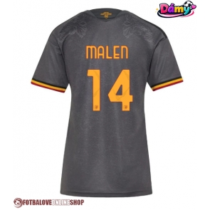 AS Roma Donyell Malen #14 Alternativní Dres pro Dámy 2026-27 Krátkým Rukávem