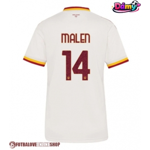 AS Roma Donyell Malen #14 Venkovní Dres pro Dámy 2026-27 Krátkým Rukávem