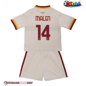 AS Roma Donyell Malen #14 Venkovní dres komplet pro Děti 2026-27 Krátkým Rukávem (+ Krátké kalhoty)