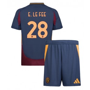 AS Roma Enzo Le Fee #28 Alternativní dres komplet pro Děti 2024-25 Krátkým Rukávem (+ Krátké kalhoty)