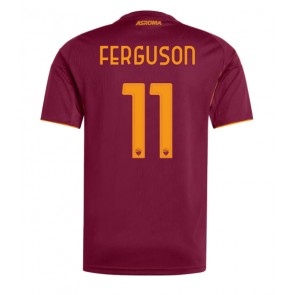AS Roma Evan Ferguson #11 Domácí Dres 2025-26 Krátkým Rukávem AS Roma Evan Ferguson #11 Domácí Dres 2025-26 Krátkým Rukávem