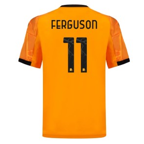 AS Roma Evan Ferguson #11 Venkovní Dres 2025-26 Krátkým Rukávem