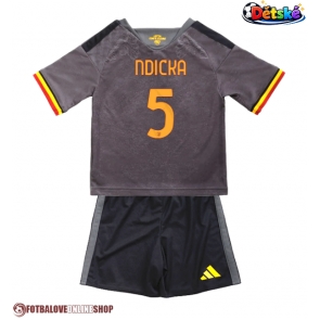 AS Roma Evan Ndicka #5 Alternativní dres komplet pro Děti 2026-27 Krátkým Rukávem (+ Krátké kalhoty)