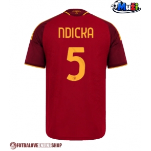 AS Roma Evan Ndicka #5 Domácí Dres 2026-27 Krátkým Rukávem