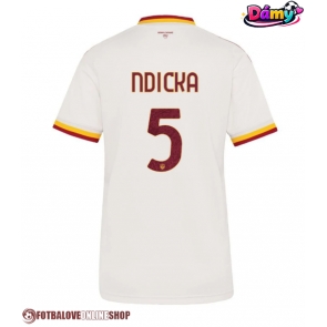 AS Roma Evan Ndicka #5 Venkovní Dres pro Dámy 2026-27 Krátkým Rukávem