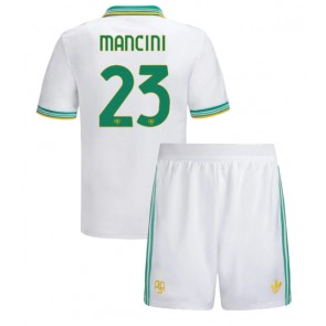 AS Roma Gianluca Mancini #23 Alternativní dres komplet pro Děti 2025-26 Krátkým Rukávem (+ Krátké kalhoty)