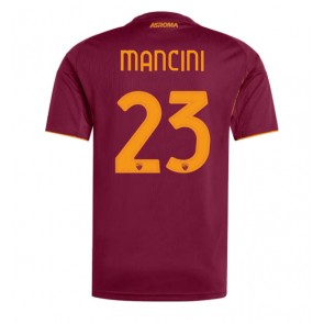AS Roma Gianluca Mancini #23 Domácí Dres 2025-26 Krátkým Rukávem AS Roma Gianluca Mancini #23 Domácí Dres 2025-26 Krátkým Rukávem