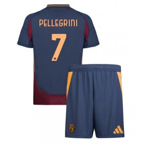 AS Roma Lorenzo Pellegrini #7 Alternativní dres komplet pro Děti 2024-25 Krátkým Rukávem (+ Krátké kalhoty)