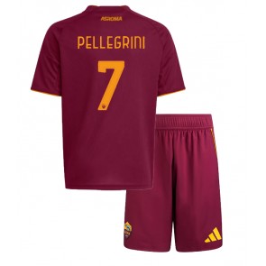 AS Roma Lorenzo Pellegrini #7 Domácí dres komplet pro Děti 2025-26 Krátkým Rukávem (+ Krátké kalhoty) AS Roma Lorenzo Pellegrini #7 Domácí dres komplet pro Děti 2025-26 Krátkým Rukávem (+ Krátké kalhoty)