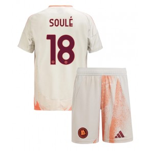 AS Roma Matias Soule #18 Venkovní dres komplet pro Děti 2024-25 Krátkým Rukávem (+ Krátké kalhoty)