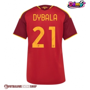 AS Roma Paulo Dybala #21 Domácí Dres pro Dámy 2026-27 Krátkým Rukávem