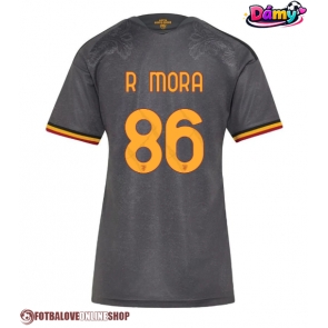 AS Roma Rodrigo Mora #86 Alternativní Dres pro Dámy 2026-27 Krátkým Rukávem