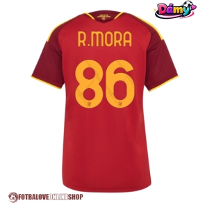 AS Roma Rodrigo Mora #86 Domácí Dres pro Dámy 2026-27 Krátkým Rukávem