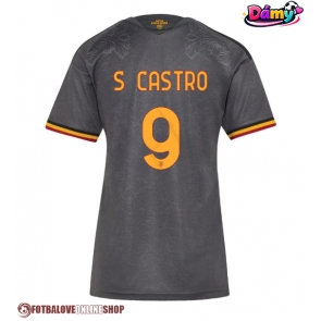AS Roma Santiago Castro #9 Alternativní Dres pro Dámy 2026-27 Krátkým Rukávem