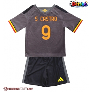 AS Roma Santiago Castro #9 Alternativní dres komplet pro Děti 2026-27 Krátkým Rukávem (+ Krátké kalhoty)