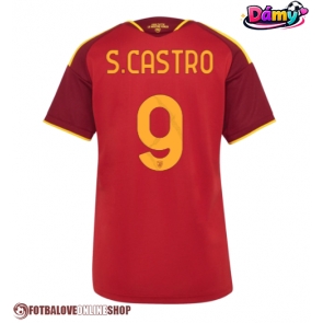 AS Roma Santiago Castro #9 Domácí Dres pro Dámy 2026-27 Krátkým Rukávem