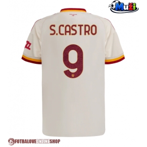 AS Roma Santiago Castro #9 Venkovní Dres 2026-27 Krátkým Rukávem