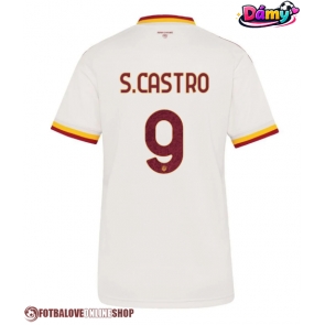 AS Roma Santiago Castro #9 Venkovní Dres pro Dámy 2026-27 Krátkým Rukávem