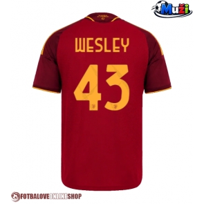 AS Roma Wesley Franca #43 Domácí Dres 2026-27 Krátkým Rukávem