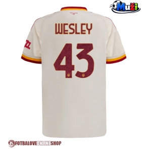 AS Roma Wesley Franca #43 Venkovní Dres 2026-27 Krátkým Rukávem