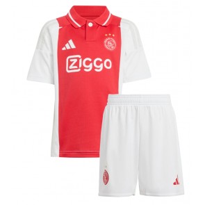 Ajax Domácí dres komplet pro Děti 2024-25 Krátkým Rukávem (+ Krátké kalhoty)