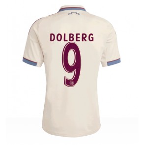 Ajax Kasper Dolberg #9 Alternativní Dres 2025-26 Krátkým Rukávem Ajax Kasper Dolberg #9 Alternativní Dres 2025-26 Krátkým Rukávem