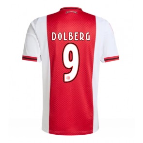 Ajax Kasper Dolberg #9 Domácí Dres 2025-26 Krátkým Rukávem