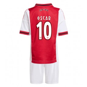 Ajax Oscar Gloukh #10 Domácí dres komplet pro Děti 2025-26 Krátkým Rukávem (+ Krátké kalhoty)