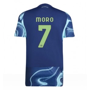 Ajax Raul Moro #7 Venkovní Dres 2025-26 Krátkým Rukávem Ajax Raul Moro #7 Venkovní Dres 2025-26 Krátkým Rukávem