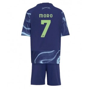 Ajax Raul Moro #7 Venkovní dres komplet pro Děti 2025-26 Krátkým Rukávem (+ Krátké kalhoty)