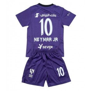 Al-Hilal Neymar Jr #10 Alternativní dres komplet pro Děti 2024-25 Krátkým Rukávem (+ Krátké kalhoty)