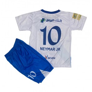 Al-Hilal Neymar Jr #10 Venkovní dres komplet pro Děti 2024-25 Krátkým Rukávem (+ Krátké kalhoty)
