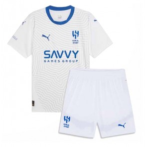 Al-Hilal Venkovní dres komplet pro Děti 2024-25 Krátkým Rukávem (+ Krátké kalhoty)