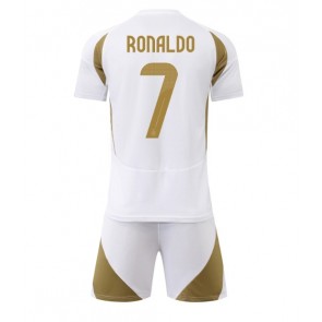 Al-Nassr Cristiano Ronaldo #7 Alternativní dres komplet pro Děti 2024-25 Krátkým Rukávem (+ Krátké kalhoty)