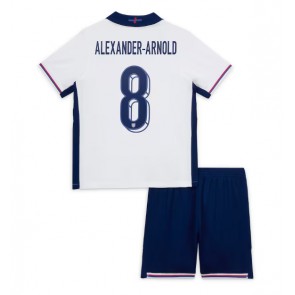 Anglie Alexander-Arnold #8 Domácí dres komplet pro Děti ME 2024 Krátkým Rukávem (+ Krátké kalhoty)
